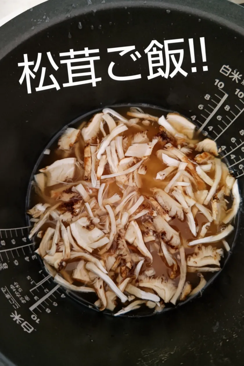 Snapdishの料理写真:夕飯　松茸ご飯|なおさん