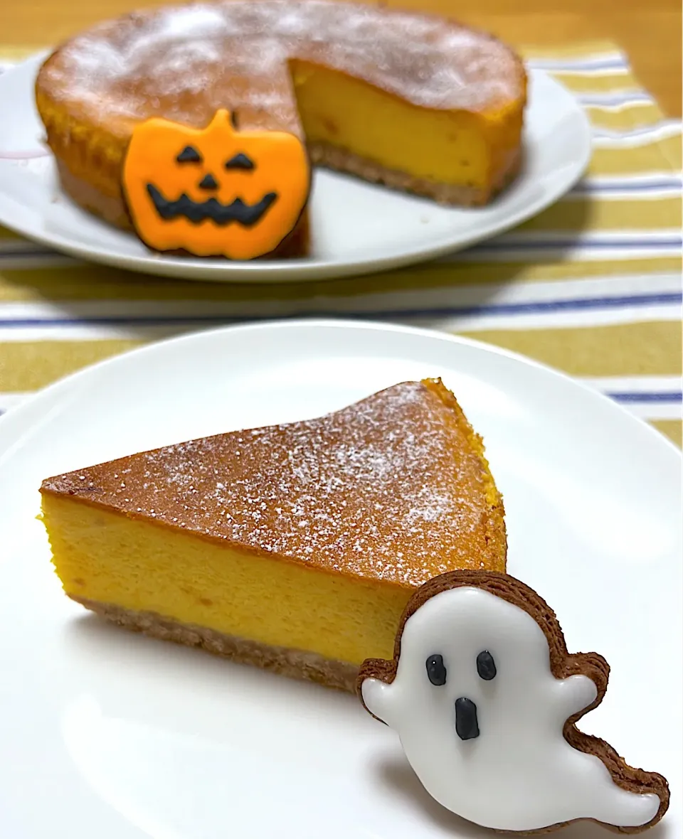 かぼちゃのチーズケーキ🎃|さつまいもさん