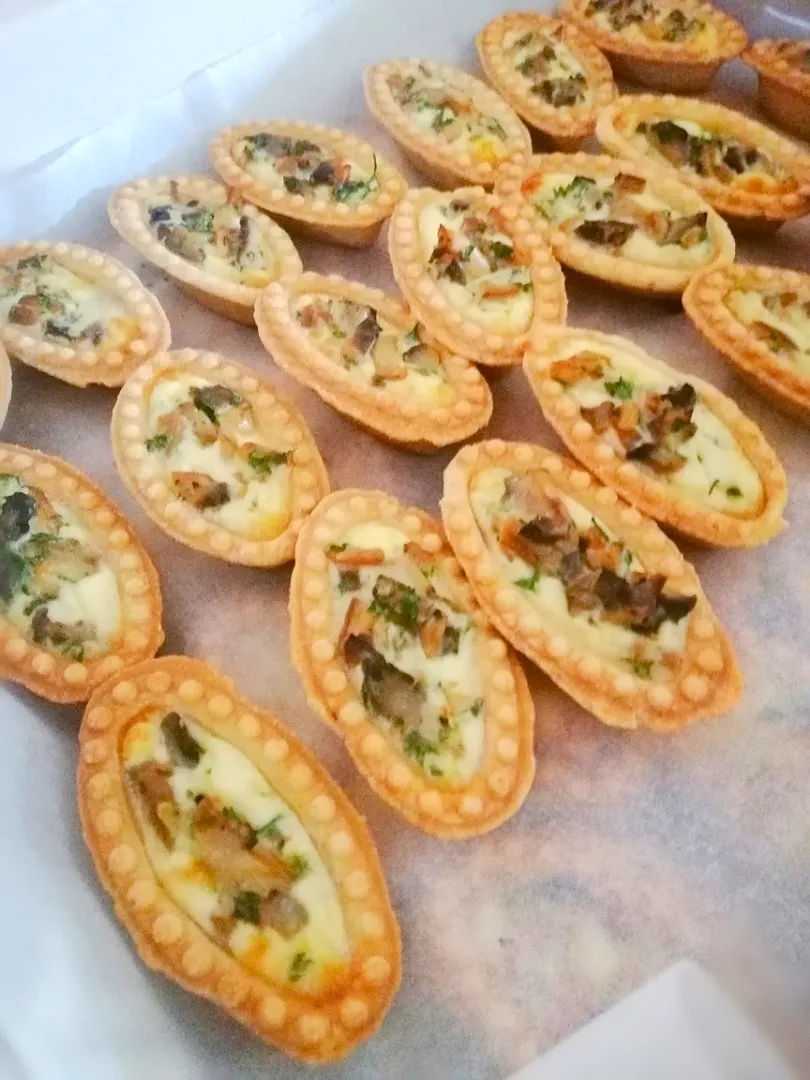 Mini quiche au champignon|YummyHomelyMadeさん