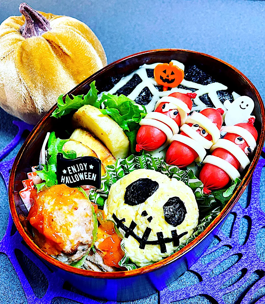 ハロウィン👻🎃💀弁当♪|みぃさん