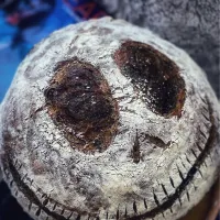 Snapdishの料理写真:Happy Halloween, charcoal swirled sourdough