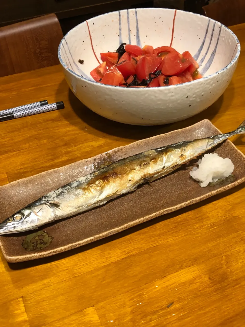 Snapdishの料理写真:さんま塩焼き|K(カンナ)さん