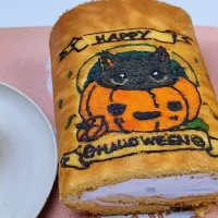 Snapdishの料理写真:Roll cake cute|NariHomeさん