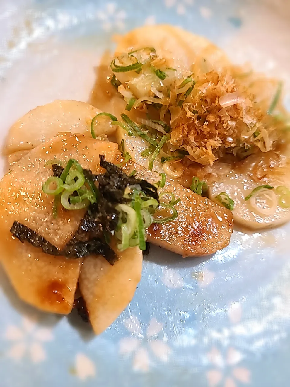 あっさり＆こってり2種類の山芋炒め😋|みぽりん♪さん