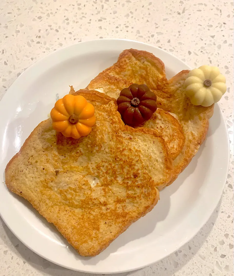 Pumpkin spice French Toast|🌺IAnneさん