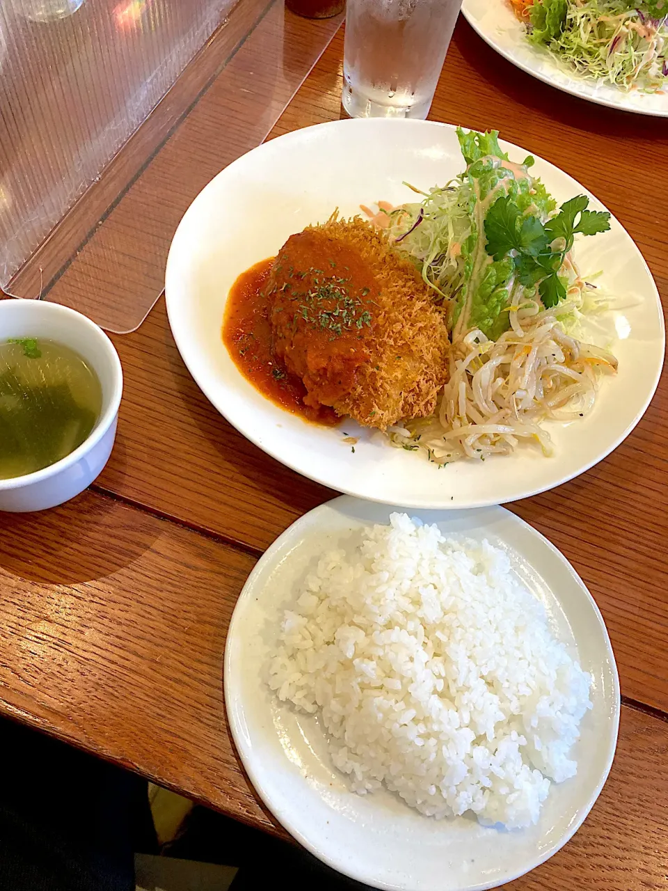 白身魚とカニクリームの合わせかつ@ピアソラ(月島)|yoooochanさん