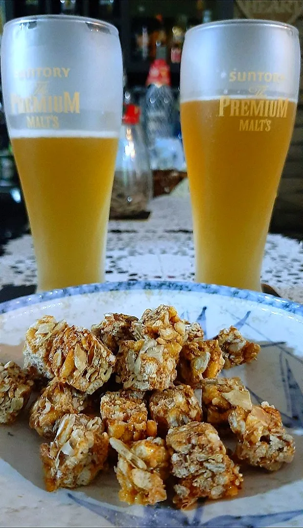 Sun flower seeds cracker with Beers 🍻|ģřãçîöůşさん