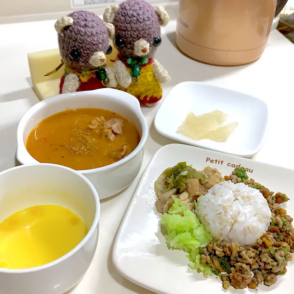 Snapdishの料理写真:晩ごはん( ・∇・)|chagashiさん