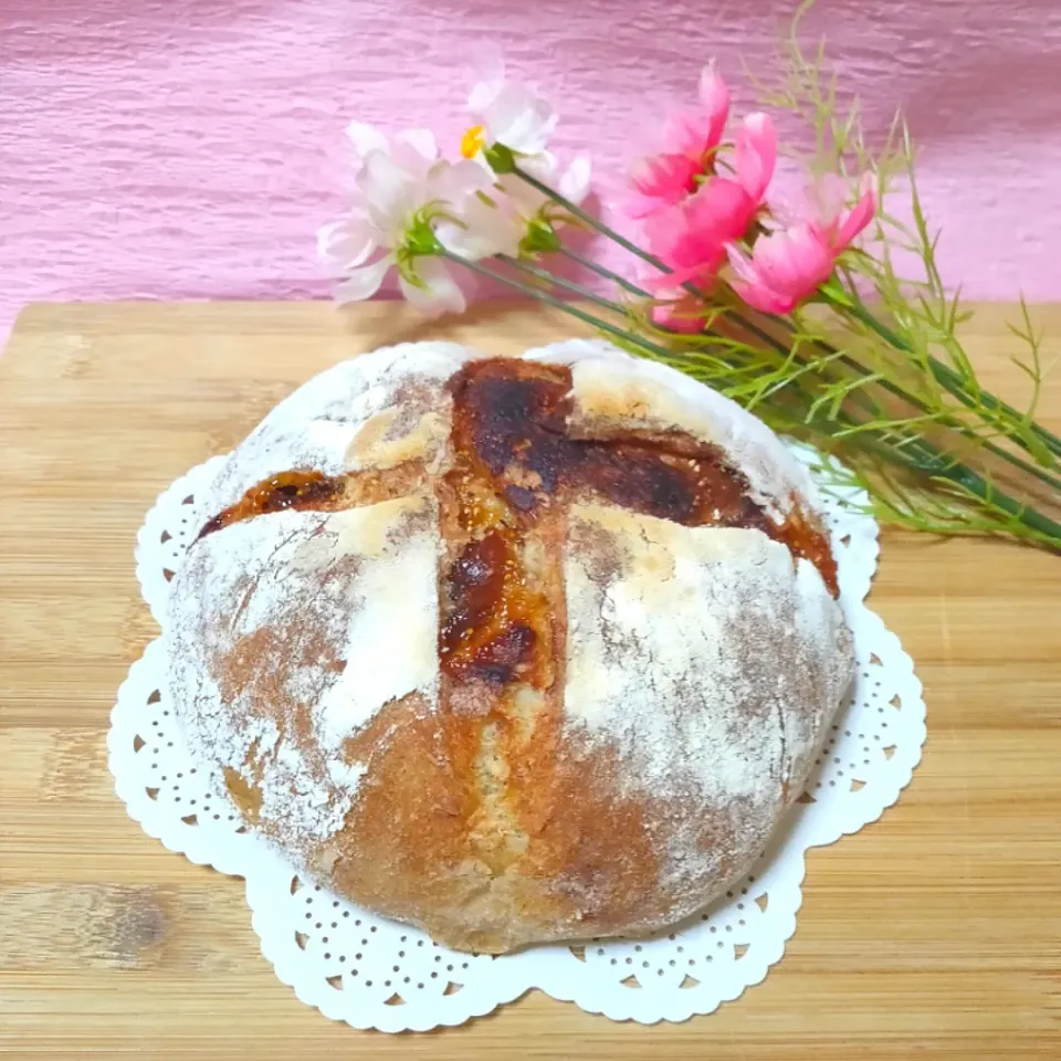 ダーリンベーカリー🥖🍞🥐🥞🍔🌭🍕
無花果ジャム入りのカンパーニュ
(ू•ᴗ•ू❁)|キャサリンさん