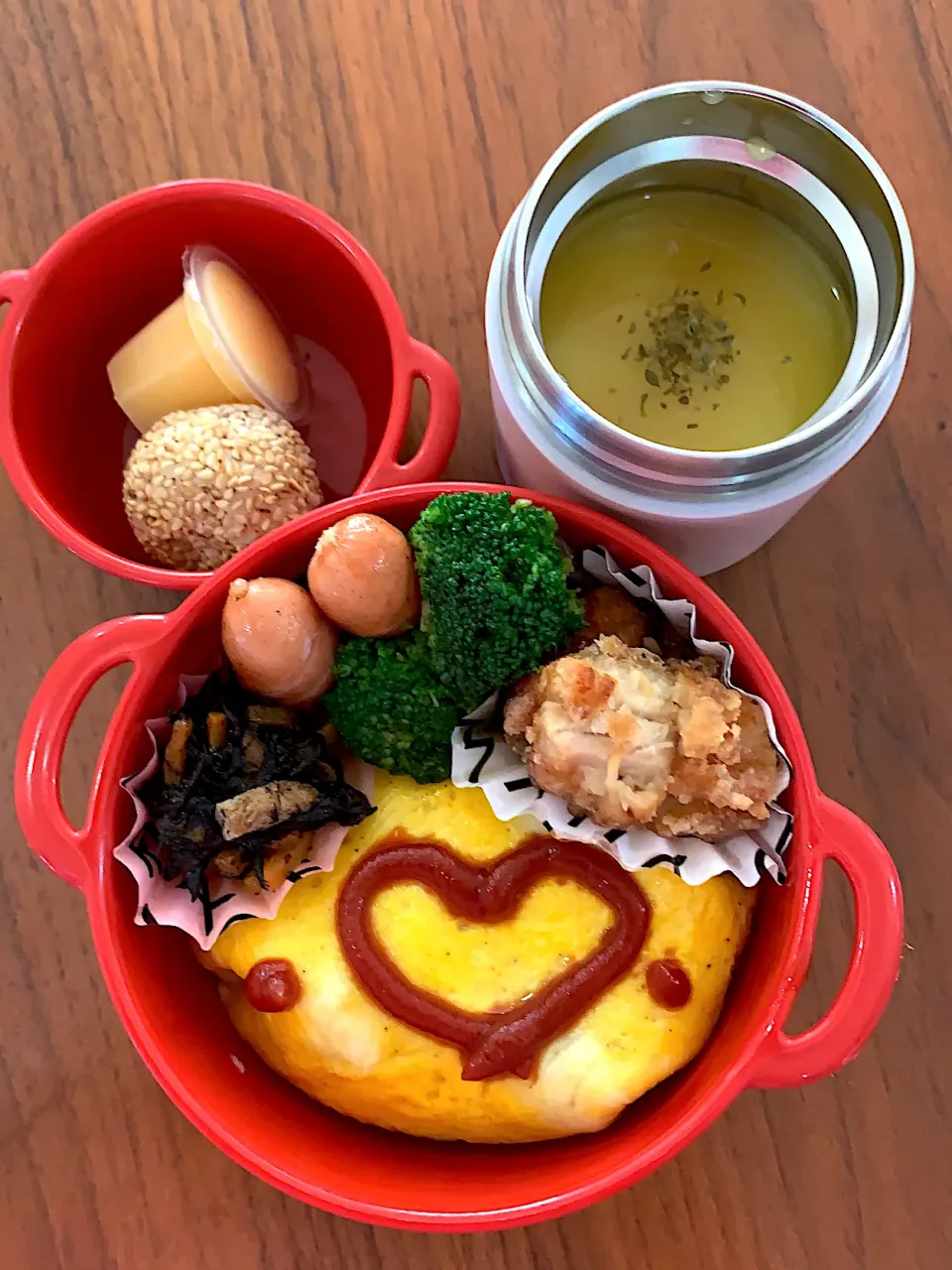 Snapdishの料理写真:2021/11/3 小2娘弁当|こうれい母さん