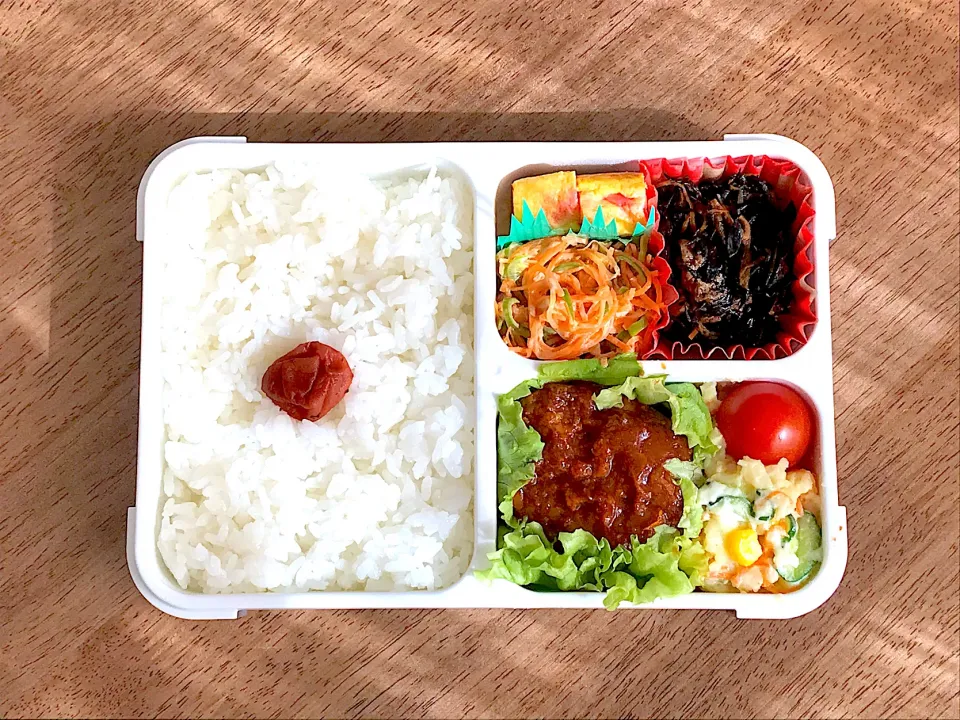 煮込みハンバーグ弁当|703さん