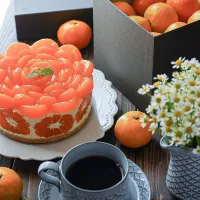 みかんチーズケーキ🍊