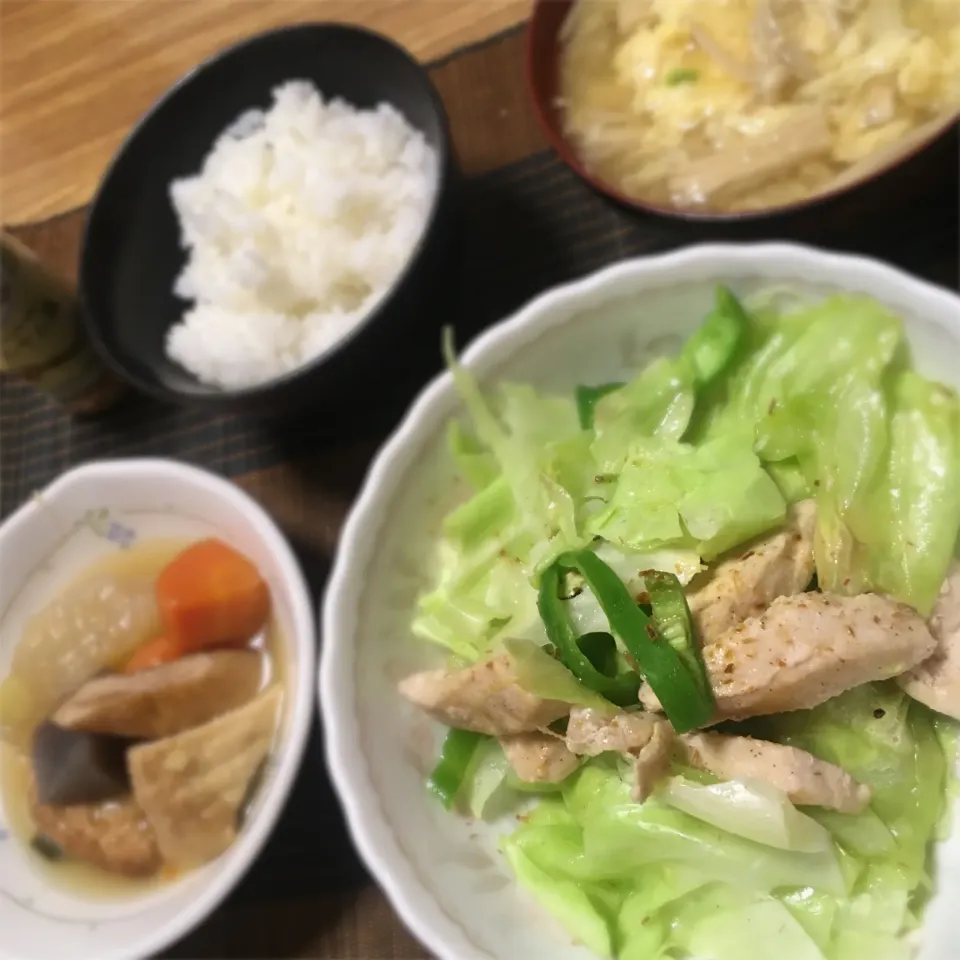 Snapdishの料理写真:2021/11/01 鶏肉キャベツ炒め|kykyさん