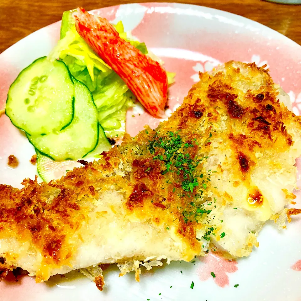 鱈のサクサクパン粉焼き✨カレーマヨ🍛|まいりさん