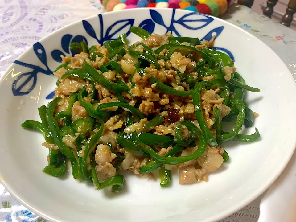 ピーマン炒め|いぶきさん