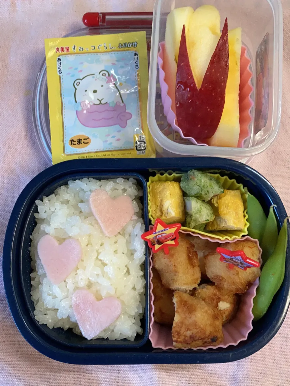 11/5☆年長☆唐揚げ弁当🍎|ちーさん