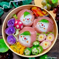 Snapdishの料理写真:生ハム頭巾ちゃん弁当