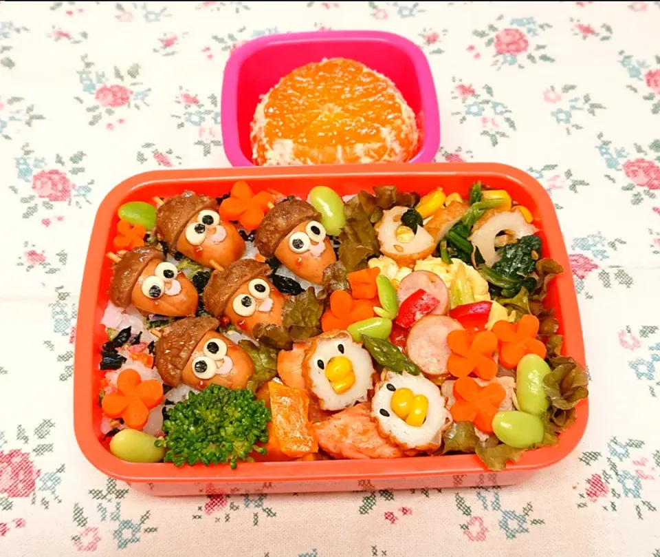 どんぐり弁当❤️|みちゅあしさん