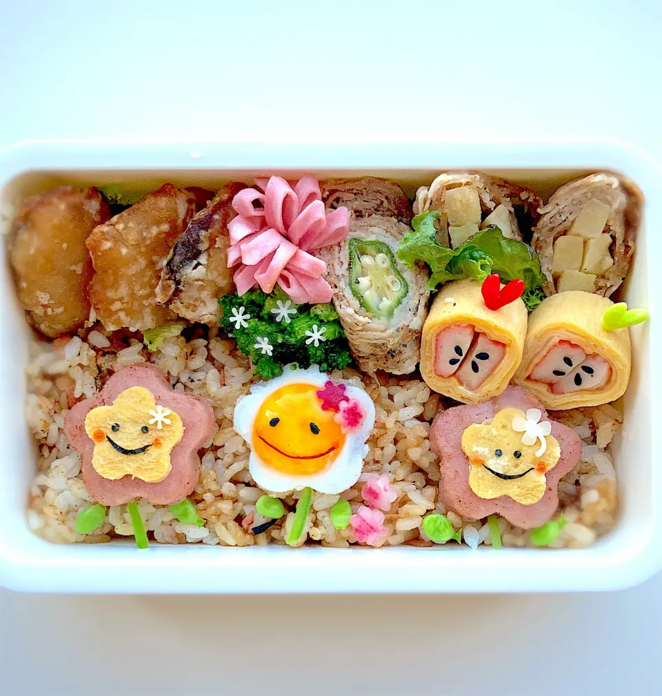 お花さん弁当❤️|さわさんさん