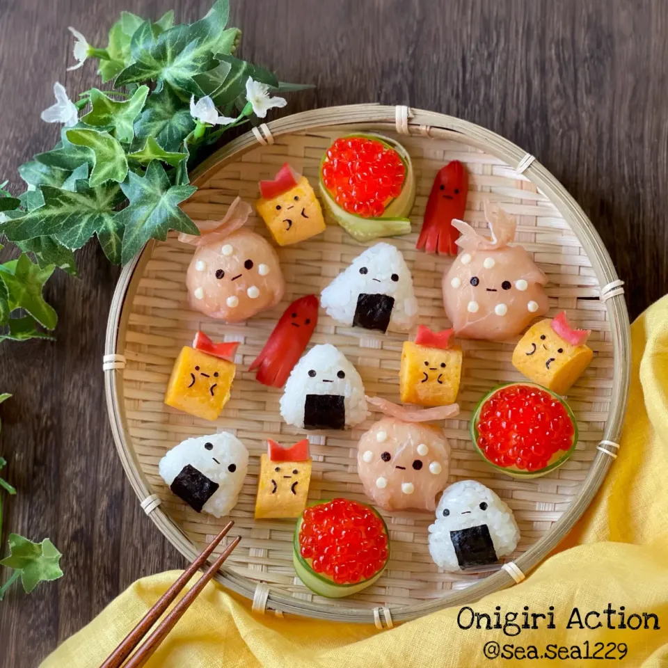 Snapdishの料理写真:すみっコぐらしでOnigiri Action🍙|seaさん