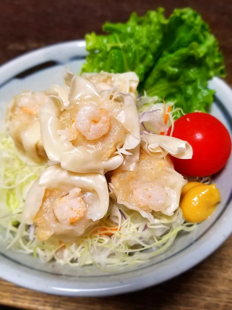 レンチンエビシュウマイ丼|ぱんだのままんさん