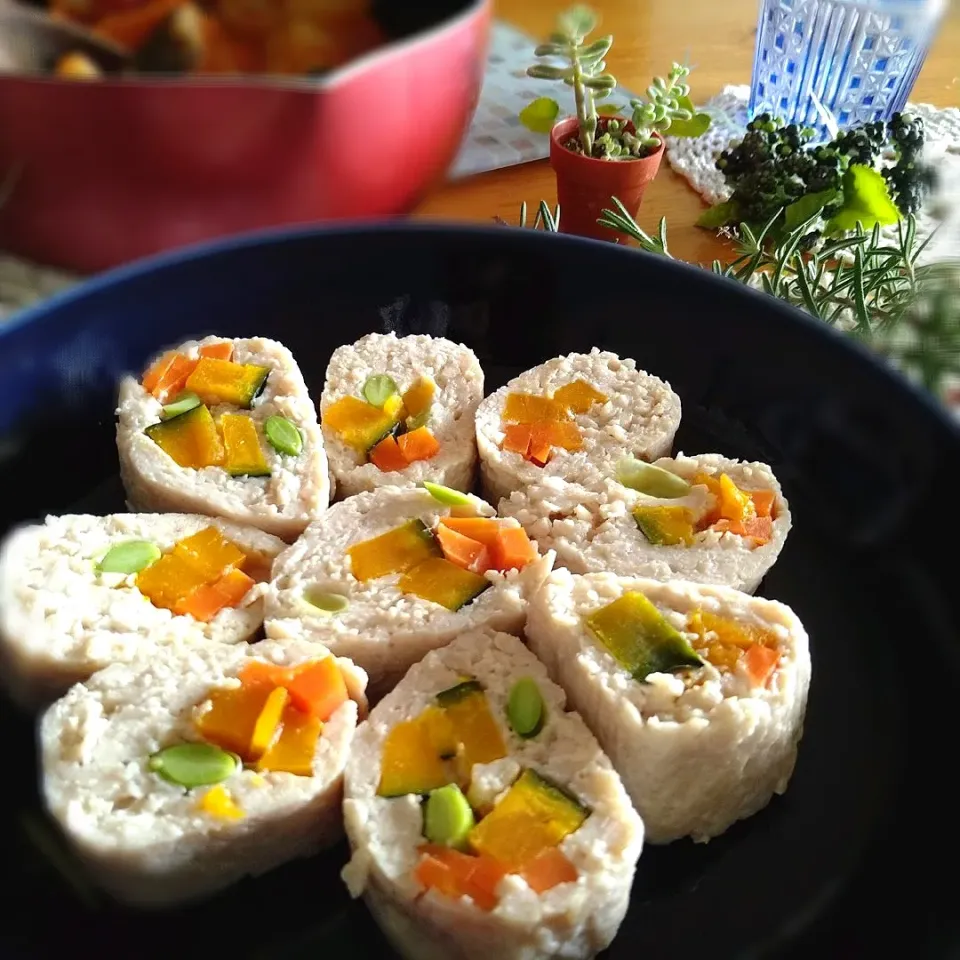 小豆🌼さんの料理 チキンと野菜のテリーヌ|とまと🍅さん