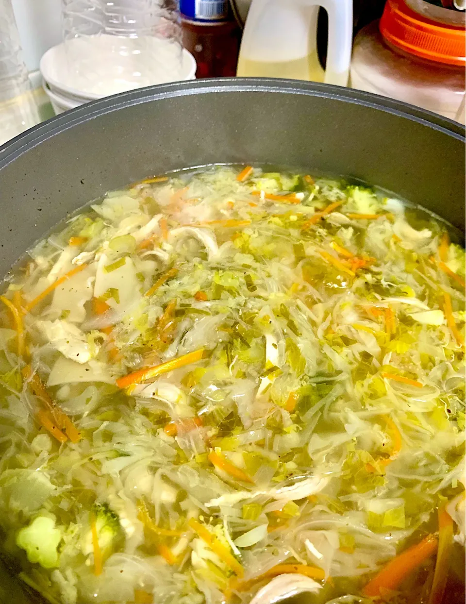 Leftover Turkey and Vegetable Soup|gonbenさん