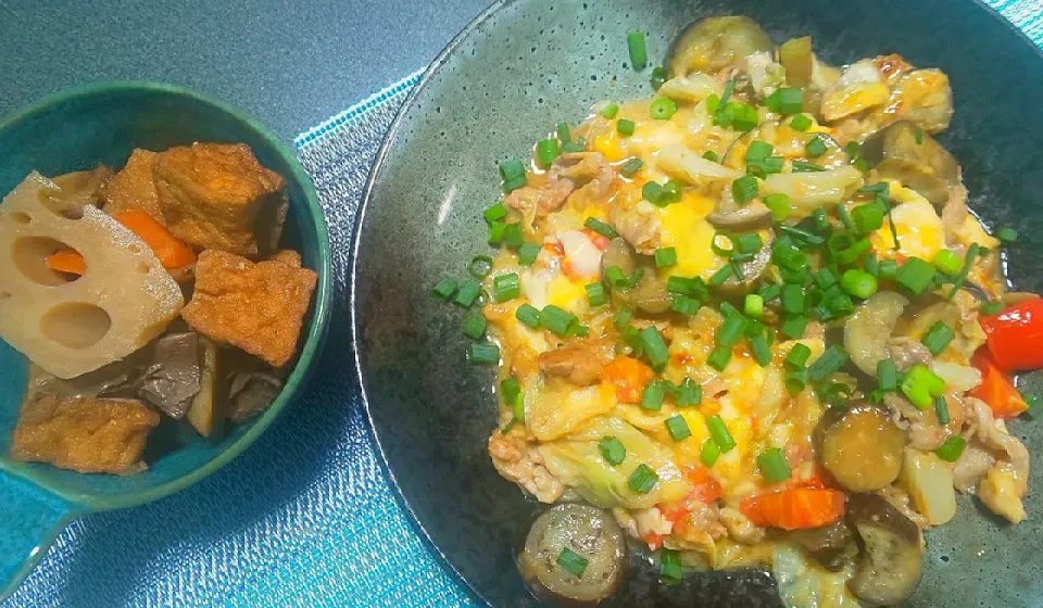 ◇茄子のニンニク味噌マヨチーズ焼き
◇煮物|ぶるー子さん