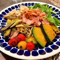秋野菜のホットサラダ