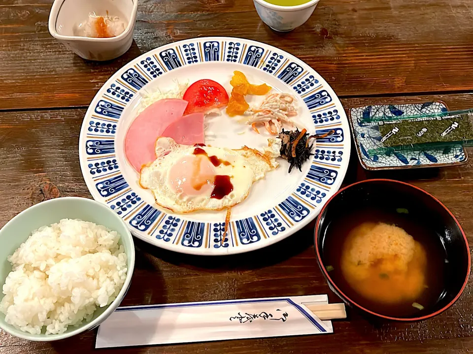 瑞牆山荘の朝食|kenさん