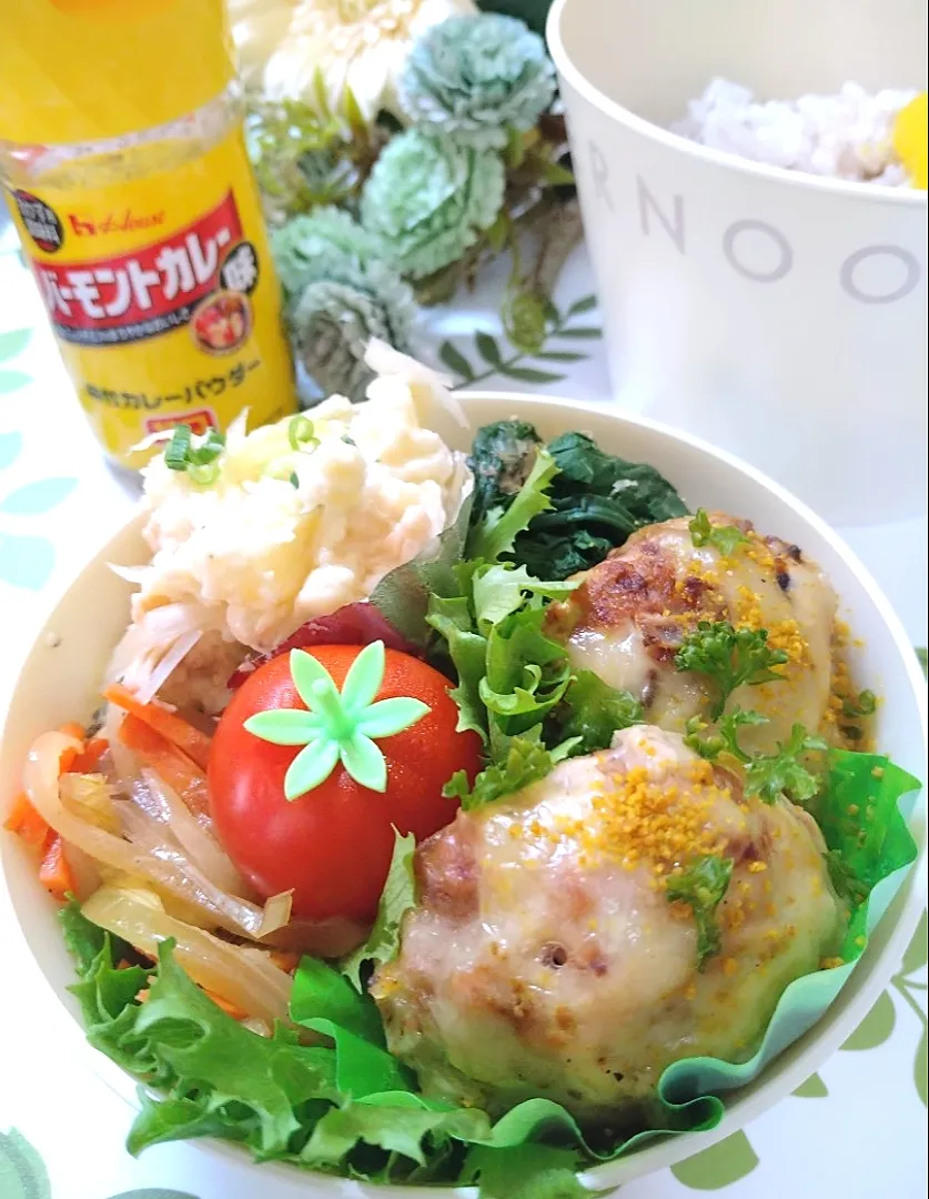 おかちさんの料理 ハンバーグカレーグラタン☘️|fumiさん