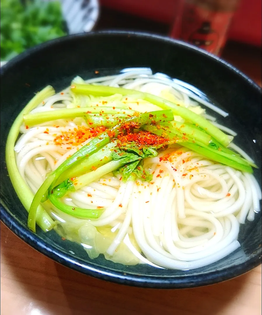 湯豆腐〆白石温麺|ポコさん