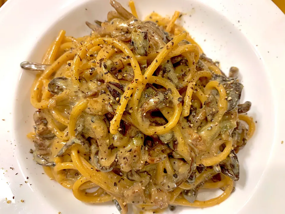 Creamy Mushroom Pasta|Rjさん