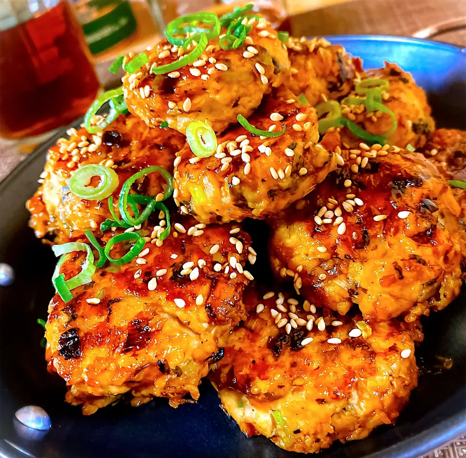 からあげビールさんの料理 甘辛味でご飯が進む♪ふんわりやわらかお豆腐高菜つくね|にゃんぺこさん