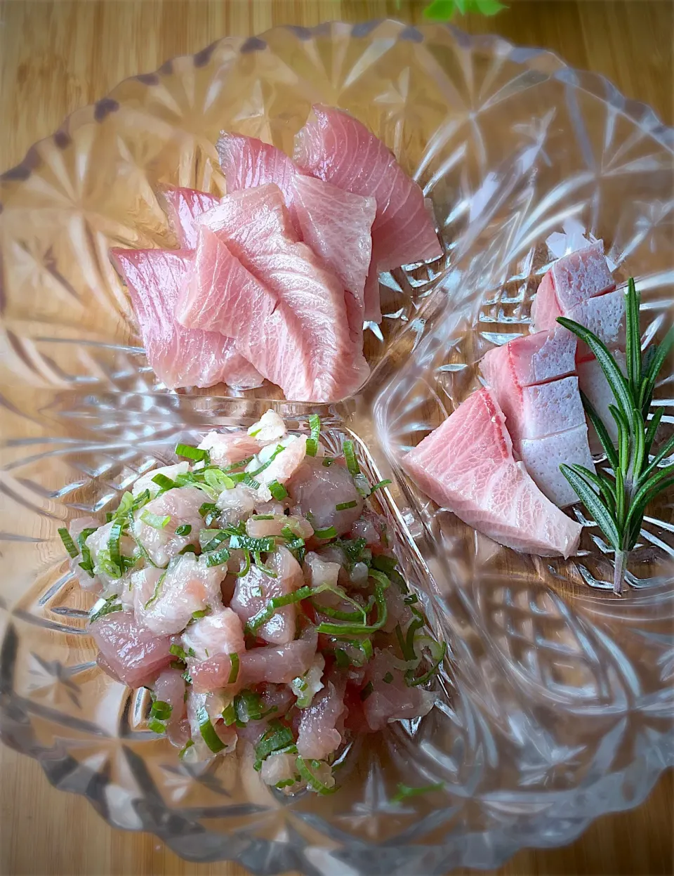 釣り魚🎣メジロ(ワラサ)の刺身となめろう|9421beruさん