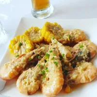 Snapdishの料理写真:Buttered Shrimp|Mikaela's Kitchenさん