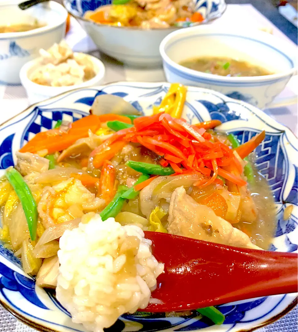 リメイク料理　中華丼に|シュトママさん