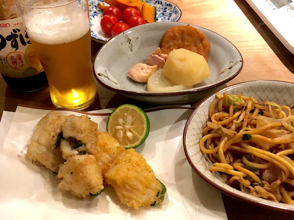 鱧の天ぷら・おでん・焼きそば|くり子さん