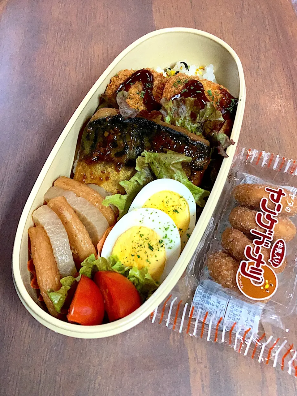 R3、11/9㈫   ❁¨̮鯖の味噌煮弁当。|hamakoさん