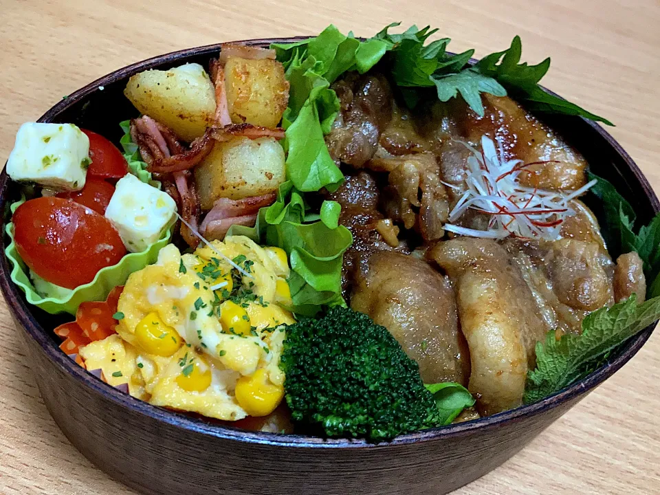 豚丼弁当|ちかちかさん