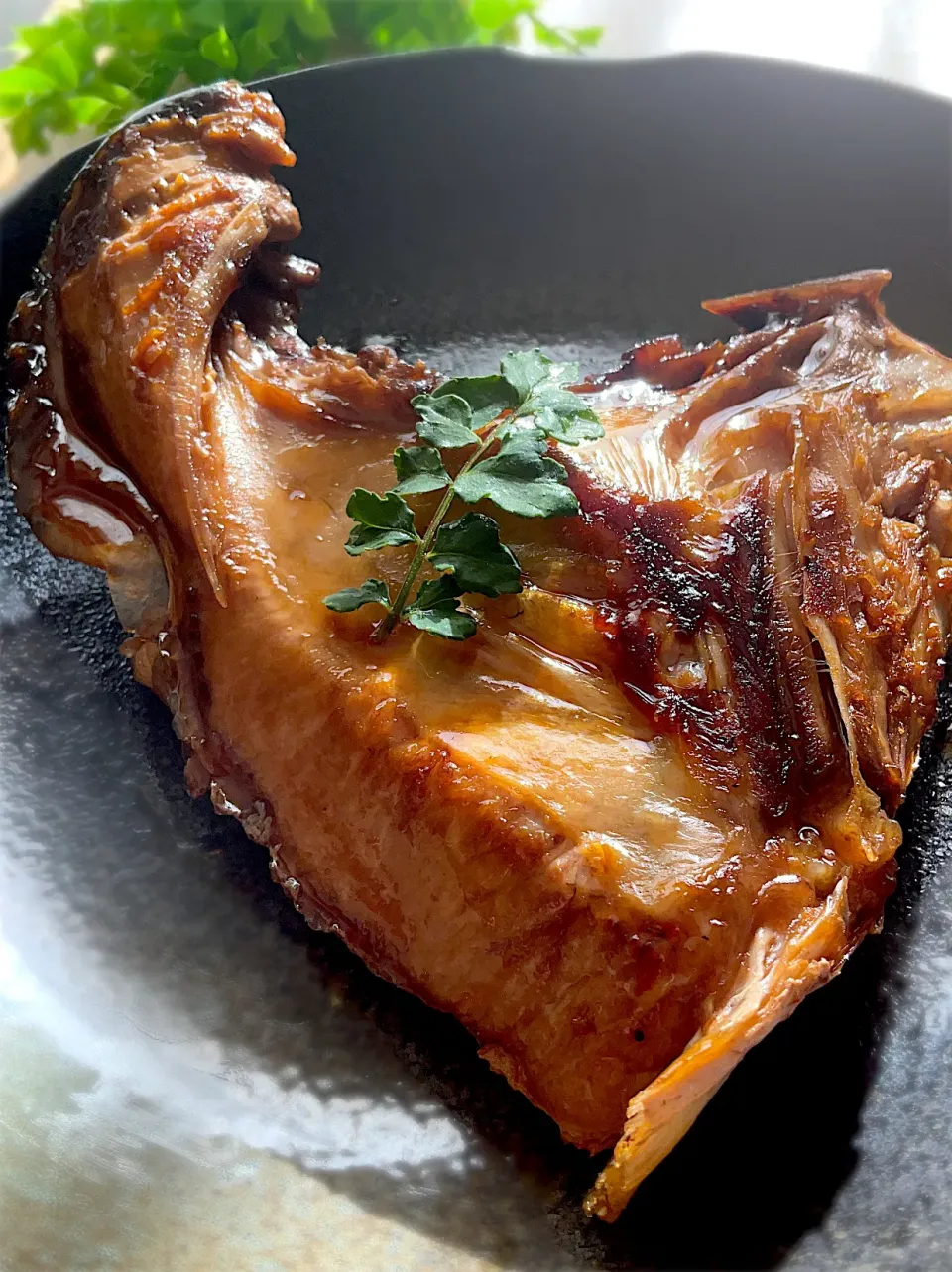 釣り魚🎣寒ブリのカマの煮付け🐟ブリカマ|9421beruさん