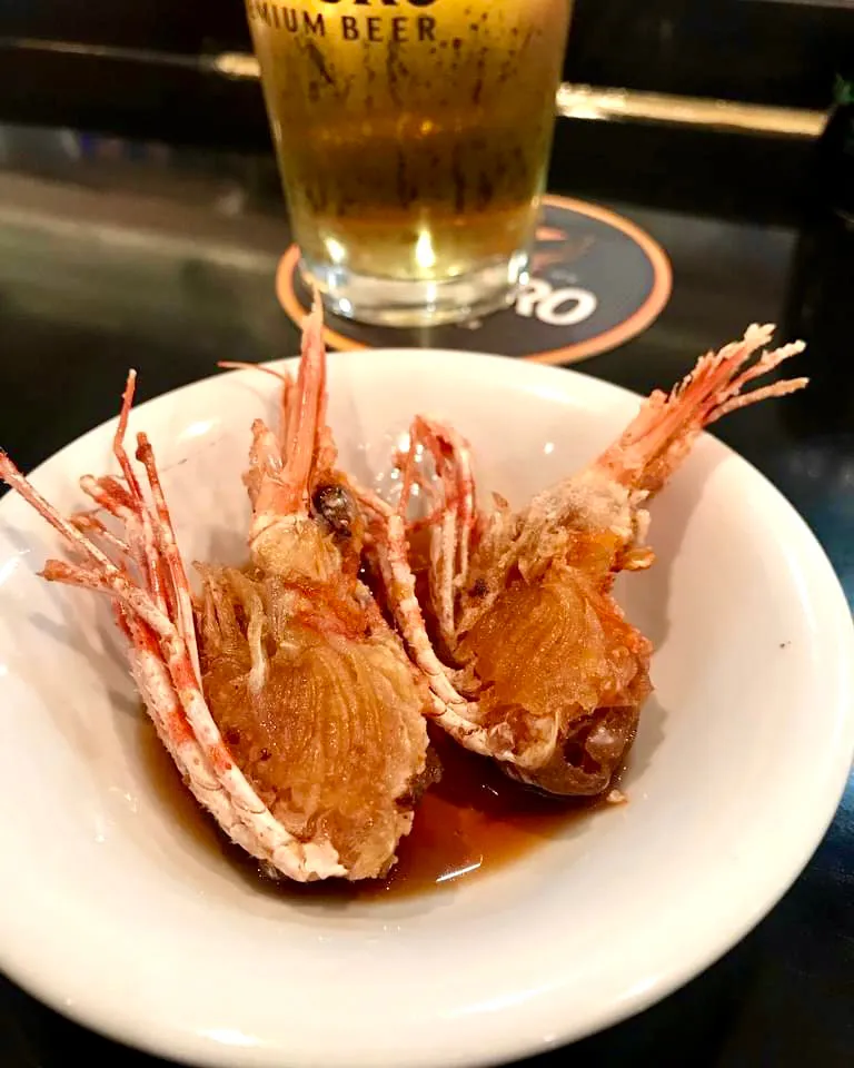 shrimp heads (fried)|gonbenさん