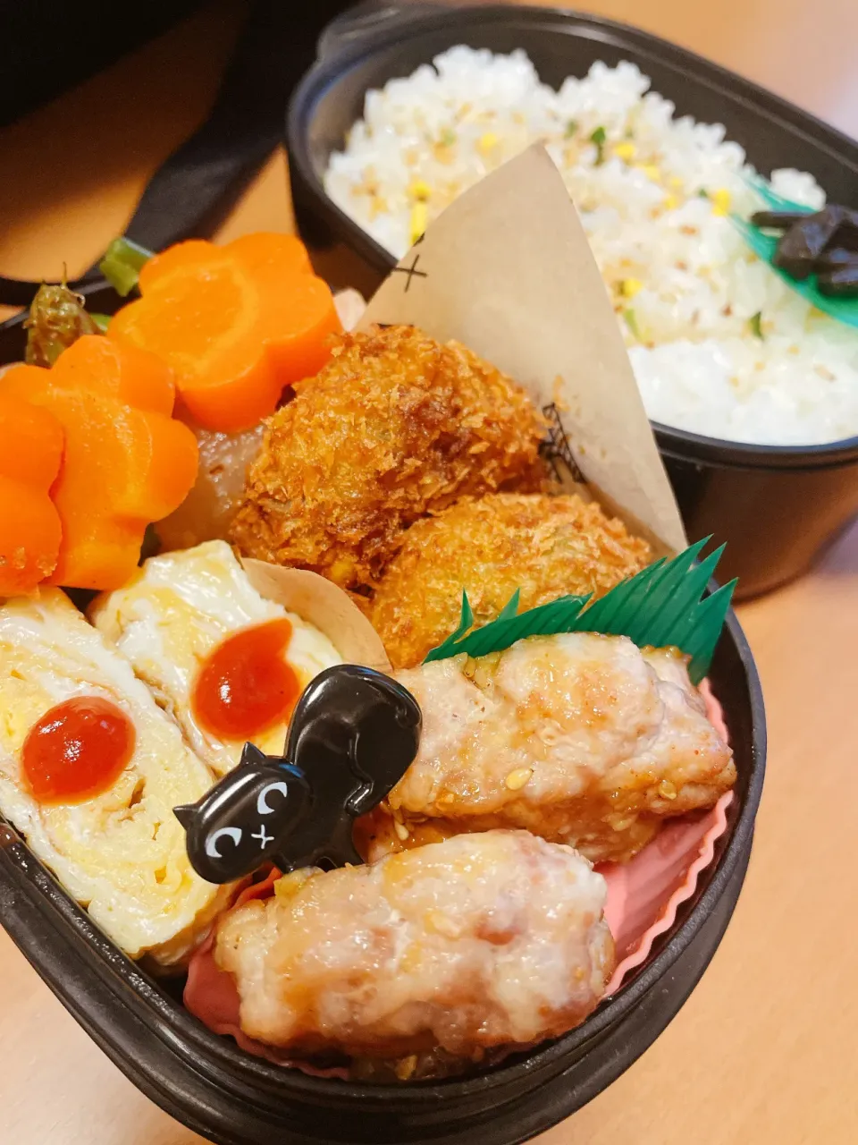 Snapdishの料理写真:今日の旦那のお弁当|sacchan( ﾐΦﻌΦ)ฅさん