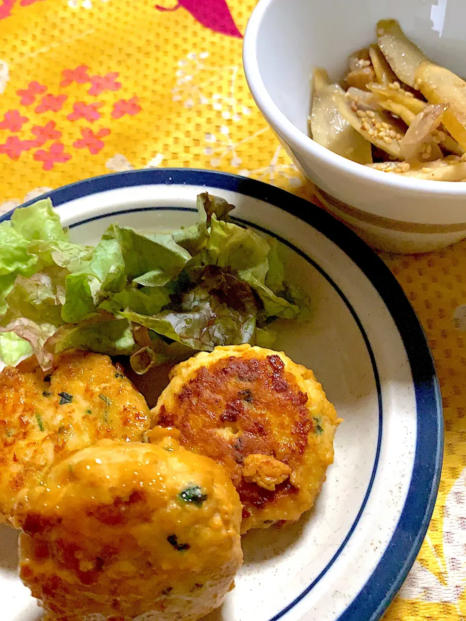 鶏つくねの照り焼き　金平牛蒡|掛谷節子さん