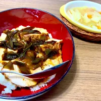 Snapdishの料理写真:チャーシュー丼とポトフ|みぃさん