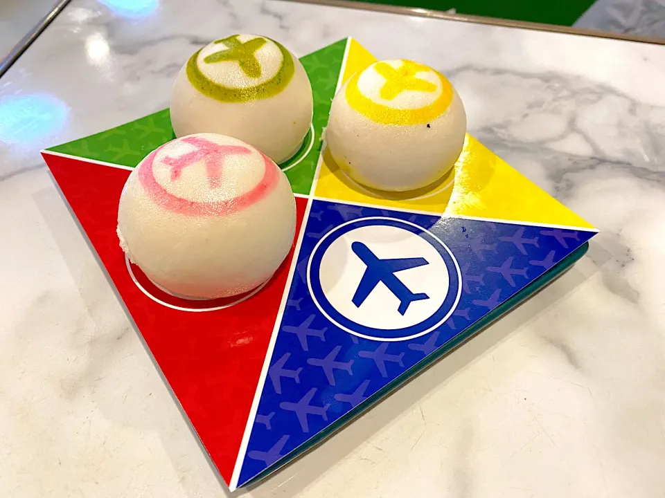 Airplane custard molten buns|skyblueさん