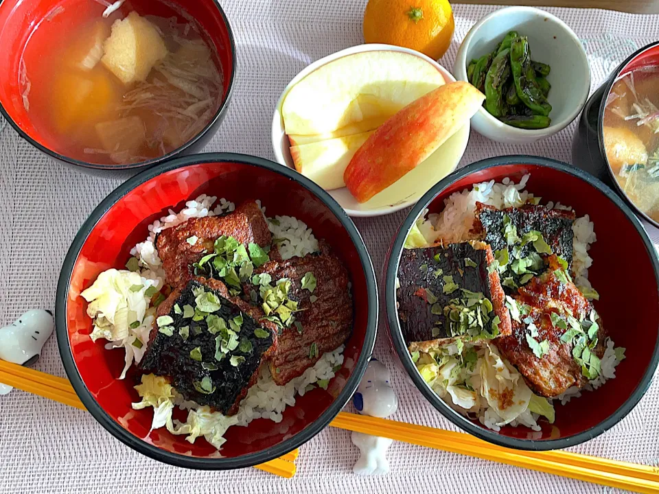 豆腐の蒲焼♪お昼ごはん~(^^)❤︎|いつくしみちゃんさん