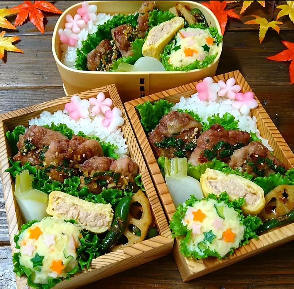 Snapdishの料理写真:豚こま肉香味ダレ弁当|りょこさん