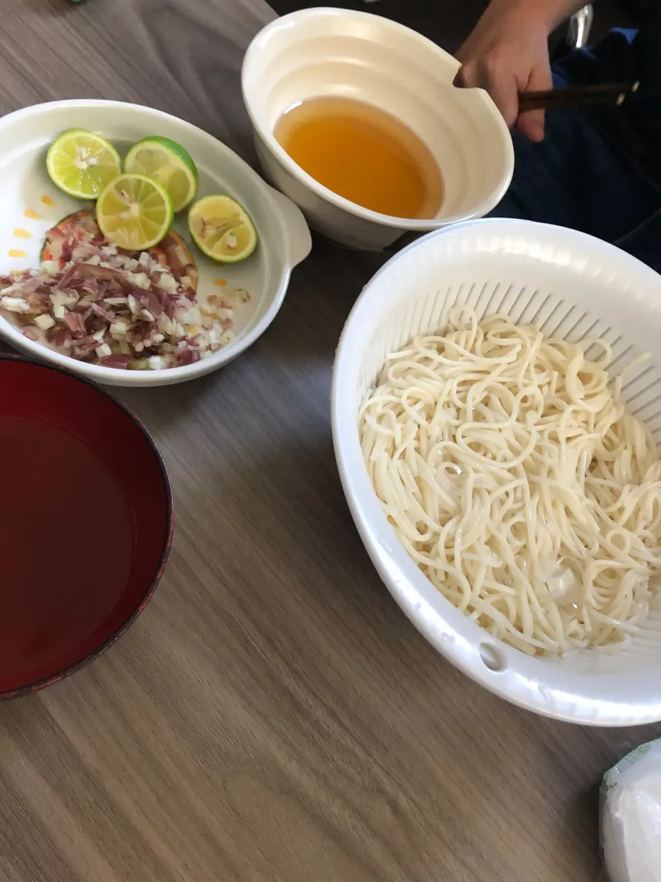 半田そうめん（すだち、みょうが）|ちっちゃんさん