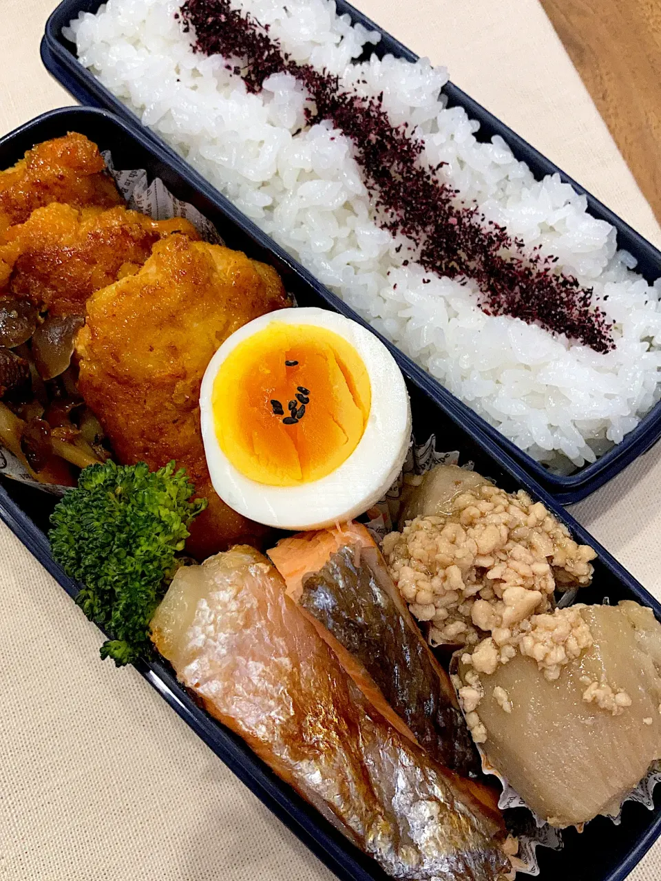 Snapdishの料理写真:中学生男子弁当|kazariさん